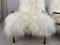 Vintage Art Deco Occasional White Sheepskin Armchairs, Set of 2 12