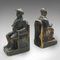 Antique Dutch Figurative Bookends, 1900s, Set of 2 2