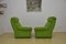 Two-Seater Modular Sofa in Green Wool, 1970s, Set of 2 4