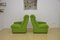 Sofá modular de dos plazas de lana verde, años 70. Juego de 2, Imagen 7