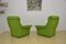 Modulares Zwei-Sitzer Sofa aus Grüner Wolle, 1970er, 2er Set 5