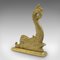 Antique English Fish Doorstop in Brass, 1910s 3