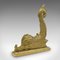 Antique English Fish Doorstop in Brass, 1910s 2