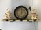 Horloge Art Déco en Marbre et Laiton, 1930s 1