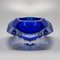 Blue Ashtray by Flavio Poli for Seguso, 1960s 1