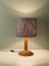 Lampada da tavolo Mid-Century in vimini di Louis Sognot, anni '60, Immagine 3