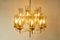 Chandelier Model T434/15 in Brass and Glass by Hans-Agne Jakobsson, Sweden, 1960s, Image 3