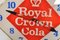 Horloge Cola Vintage avec Éclairage de Royal Crown, 1960s 6