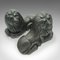 English Lion Bookends in Cast Iron, 1880s, Set of 2 8