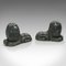 English Lion Bookends in Cast Iron, 1880s, Set of 2 2