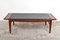 Vintage Danish Coffee Table with Leather, 1960s, Image 1