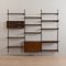 Danish Three Bay Rosewood Wall Unit by Kai Kristiansen for FM Mobler, 1960s 1