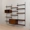 Danish Three Bay Rosewood Wall Unit by Kai Kristiansen for FM Mobler, 1960s 4