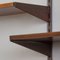 Danish Three Bay Rosewood Wall Unit by Kai Kristiansen for FM Mobler, 1960s, Image 16