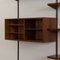Danish Three Bay Rosewood Wall Unit by Kai Kristiansen for FM Mobler, 1960s, Image 9