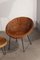 Französische Stühle mit Tisch aus Rattan & Schmiedeeisen, 1950er, 3er Set 8