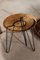 Chaises avec Table en Rotin et Fer Forgé, France, 1950s, Set de 3 12