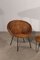 Sedie con tavolo in vimini e ferro battuto, Francia, anni '50, set di 3, Immagine 5