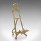 Art Nouveau English Picture Stand in Brass, 1920s, Image 1