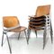 DSC 106 Desk Chairs by Giancarlo Piretti for Castelli / Anonima Castelli, 1965, Set of 6 4