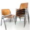 DSC 106 Desk Chairs by Giancarlo Piretti for Castelli / Anonima Castelli, 1965, Set of 6, Image 4