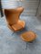 Egg Chair and Ottoman by Arne Jacobsen for Fritz Hansen, 1960s, Set of 2 5