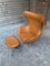Egg Chair and Ottoman by Arne Jacobsen for Fritz Hansen, 1960s, Set of 2 7