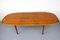 Danish Teak Oval Dining Table with Extension, 1960s 21