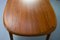 Danish Teak Oval Dining Table with Extension, 1960s 7