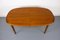 Danish Teak Oval Dining Table with Extension, 1960s 19