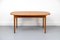 Danish Teak Oval Dining Table with Extension, 1960s 1