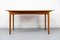 Danish Teak Oval Dining Table with Extension, 1960s 8