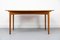 Danish Teak Oval Dining Table with Extension, 1960s, Image 8