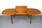 Danish Teak Oval Dining Table with Extension, 1960s 18