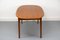 Danish Teak Oval Dining Table with Extension, 1960s, Image 14