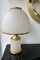 Large Italian Brass & Murano Glass Mushroom Lamp from F. Fabbian, 1970s 5