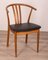 Vintage Danish Chairs in Leather, 1960s, Set of 4 2