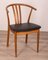 Vintage Danish Chairs in Leather, 1960s, Set of 4, Image 2