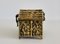 Brutalist Bronze Box with Medieval Decor, 1950s 3