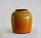 Italian Ochre Yellow Murano Vase, 1970s 1