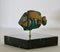 Shafik, Small Brutalist Fish, 1970s, Bronze 3