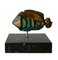 Shafik, Kleiner Brutalistischer Fisch, 1970er, Bronze 5