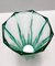 Vintage French Art Deco Aquamarine Mold-Blown Glass Vase, 1940s, Image 7