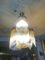 Art Deco Chandelier in Brass and Glass, 1940s 10