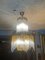 Art Deco Chandelier in Brass and Glass, 1940s 9