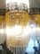 Art Deco Chandelier in Brass and Glass, 1940s 2