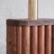 Lámpara de mesa francesa Mid-Century de bambú y latón, años 70, Imagen 2