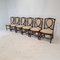 Bamboo Dining Chairs from Gasparucci, Italy, 1970s, Set of 6 1