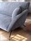 Mid-Century Italian Sofa 3-Seat in Grey-Blue Velvet, 1955 14