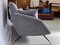 Mid-Century Italian Sofa 3-Seat in Grey-Blue Velvet, 1955, Imagen 7